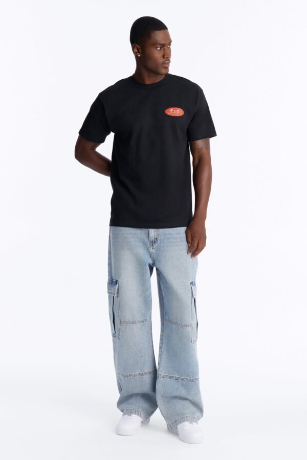 Faith Even In Death Oversized Short Sleeve Tee