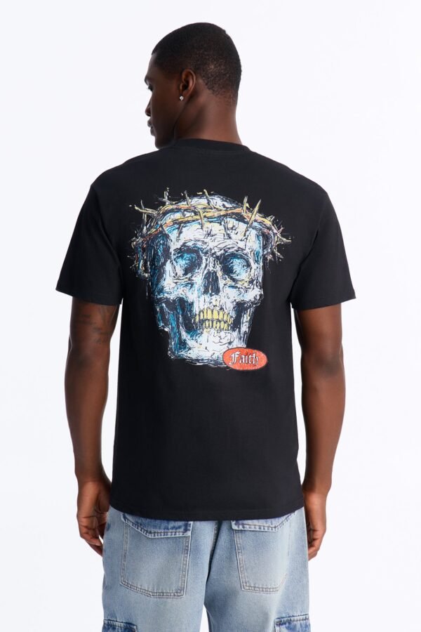 Faith Even In Death Oversized Short Sleeve Tee