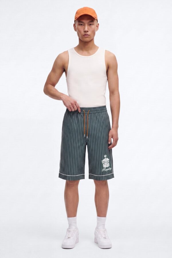 Collegiate Pinstripe Baggy Short