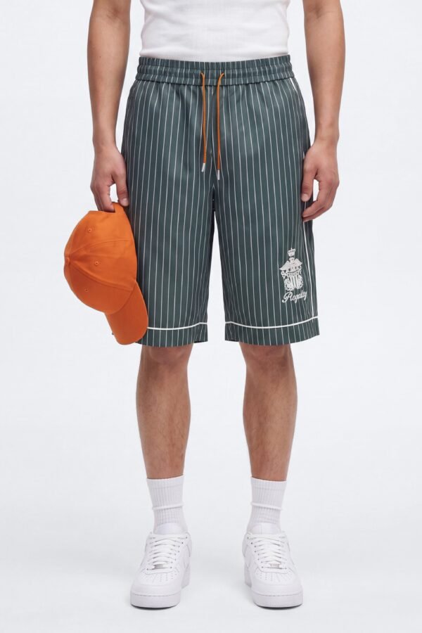 Collegiate Pinstripe Baggy Short