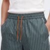 Collegiate Pinstripe Baggy Short