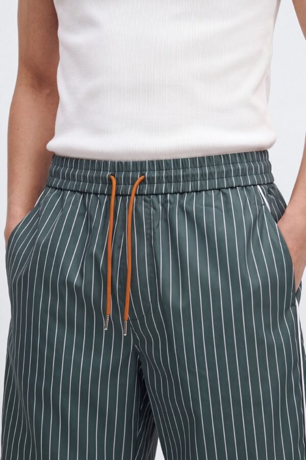 Collegiate Pinstripe Baggy Short