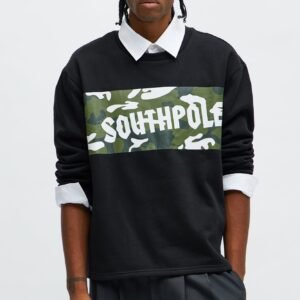 Southpole Camo Panel Sweatshirt