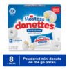 (2 pack) Hostess Donettes, Powdered Mini Donuts, Box of 8 On the Go Packs