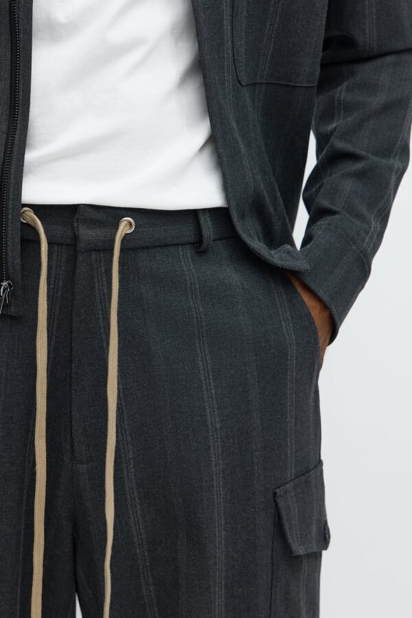 Baggy Striped Suiting Trouser