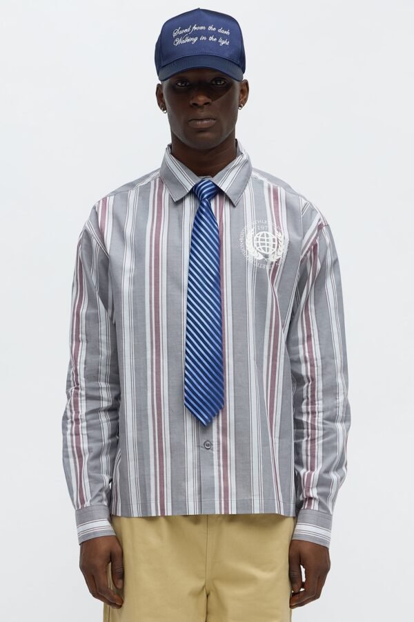 Athletic Division Long Sleeve Shirt With Tie
