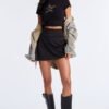 Wionna High Shine Hidden Pocket Tennis Mini Skort