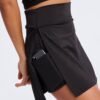 Wionna High Shine Hidden Pocket Tennis Mini Skort