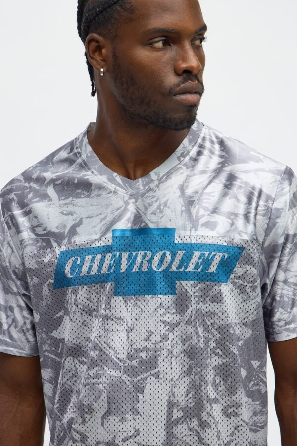 Chevy Woodland Print Mesh Jersey