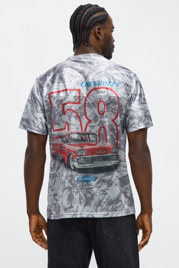 Chevy Woodland Print Mesh Jersey