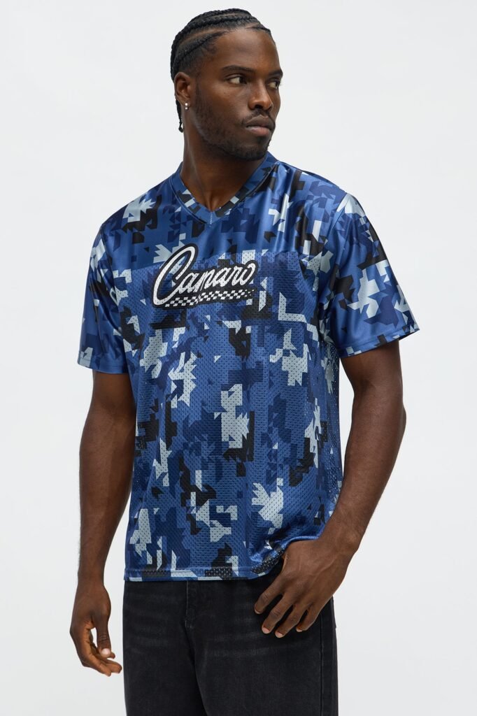 Camaro Combat Print Mesh Jersey