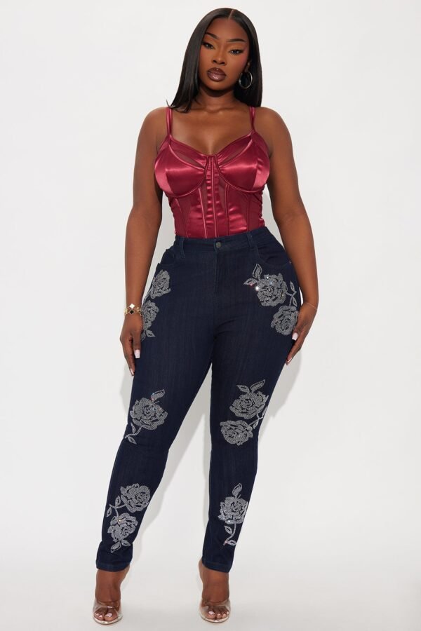 Rosie Embellished Skinny Jeans
