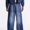 Baggy Faux Pleat Jean