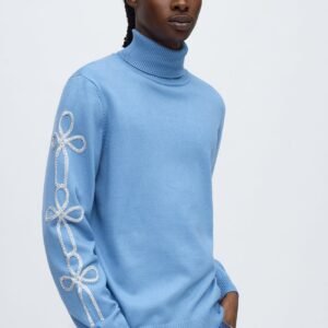 Turtle Neck Knit Sweater