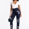 Rosie Embellished Skinny Jeans