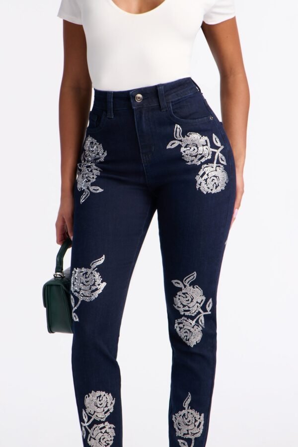 Rosie Embellished Skinny Jeans