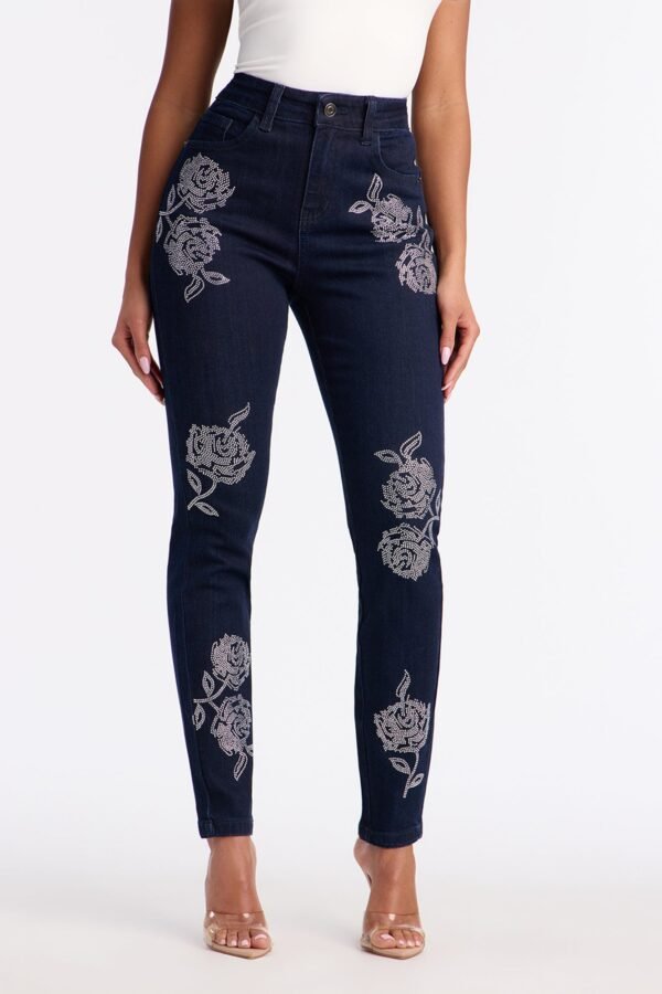 Rosie Embellished Skinny Jeans
