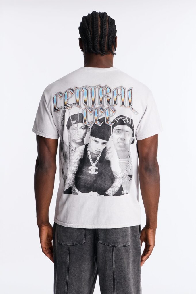 Central Cee Vintage Washed Short Sleeve Tee