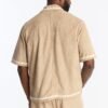 Stone Wash Story Suede Cuban Button Up