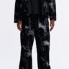 Baggy Flocked Marble Cargo Pant