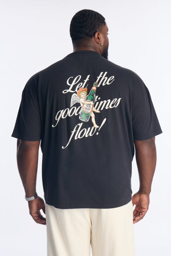 Let The Good Times Flow Oversized Short Sleeve Tee