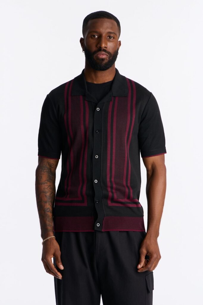 Casa Stripe Button Up