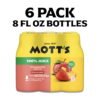 Mott's 100% Strawberry Peach Juice, 8 Fluid Ounce, 6 Count Bottles
