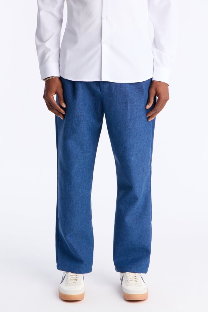 Straight Bleeker Pleated Trouser