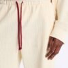 Straight Cable Knit Textured Stitched Pant