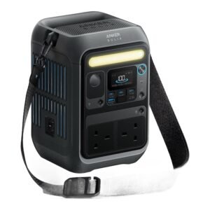 1205-white Anker SOLIX C300X Portable Power Station 288Wh 360W Solar Generator for Camping