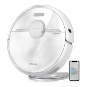 1314-white DREAME D9 Robot Vacuum and Mop Auto-Empty Certified Refurbished