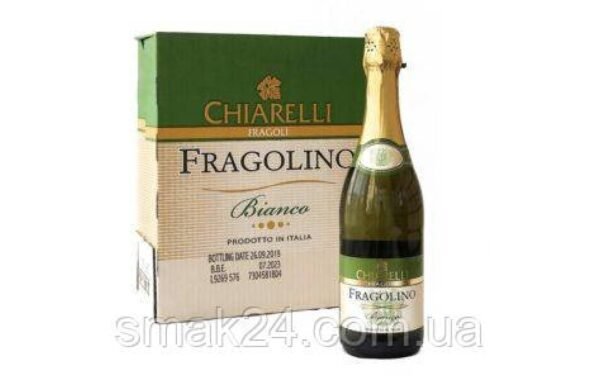Chiarelli Fragolino Bianco with case Chiarelli Fragolino Bianco bottle and case