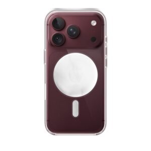2466-white Apple iPhone 18 Pro Clear Case with MagSafe