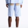 Dual Tone Classic Stripe Relaxed Trouser Short