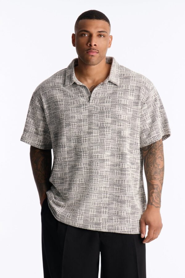 Beverly Boucle Johnny Collar Polo
