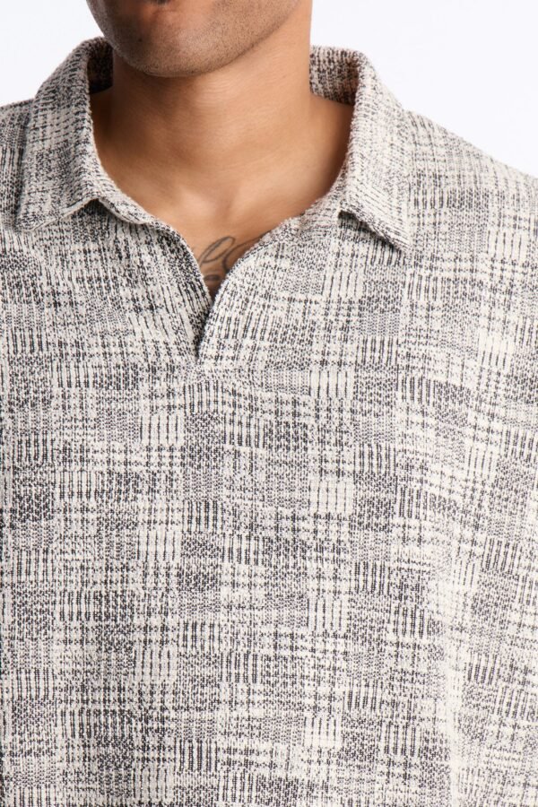 Beverly Boucle Johnny Collar Polo