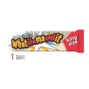 Whatchamacallit Chocolate, Caramel and Peanut Flavored Crisps King Size Candy, Bar 2.6 oz