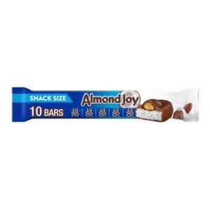 Almond Joy Coconut & Almond Chocolate Candy Bars & Miniatures, Snack Size, .6 oz (10 Count)