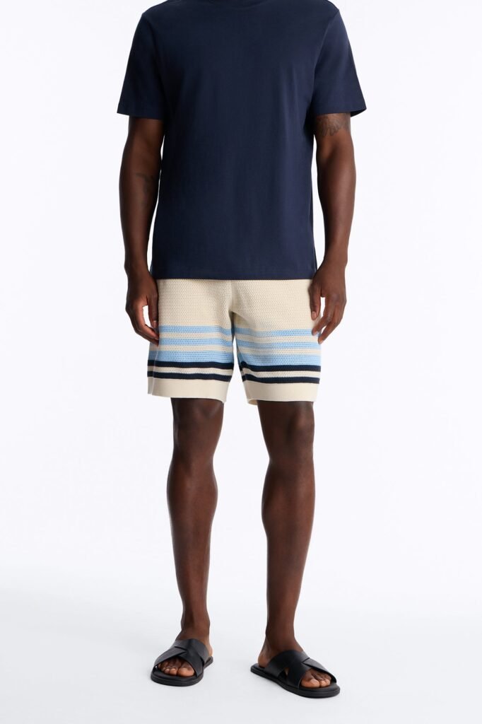 Breton Stripe Relaxed Short