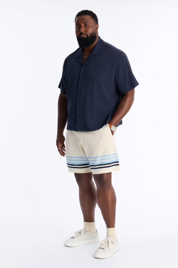 Breton Stripe Relaxed Short