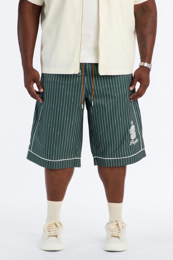 Collegiate Pinstripe Baggy Short