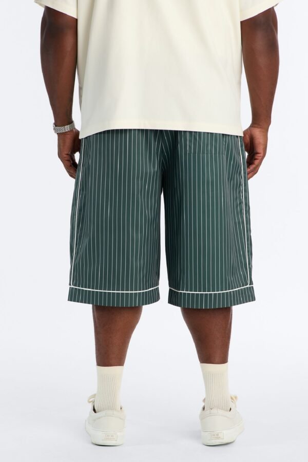 Collegiate Pinstripe Baggy Short