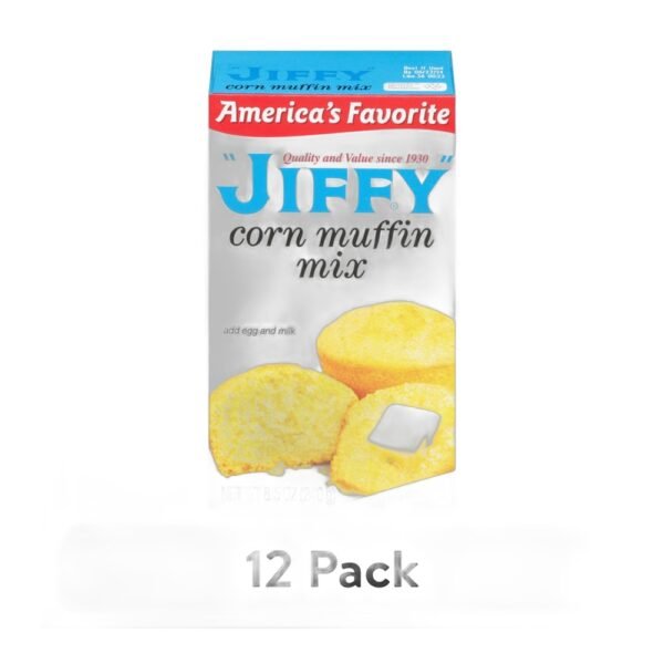 2749-white (12 pack) "JIFFY" Corn Muffin Mix, 8.5 oz Box