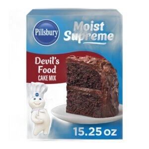 2792-white Pillsbury Moist Supreme Devil's Food Cake Mix, 15.25 oz Box