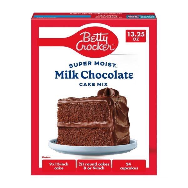 2794-white Betty Crocker Favorites Super Moist, Milk Chocolate, Cake Mix, 13.25 oz