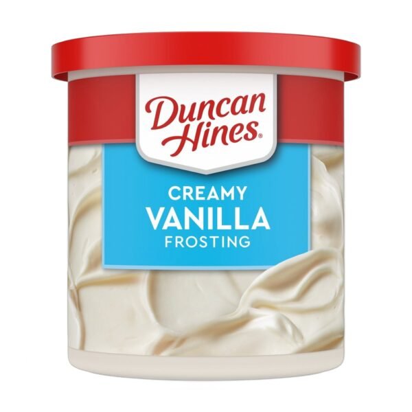 Duncan Hines Creamy Vanilla Flavored Frosting, Halloween Cookie Decorating, 16 oz.