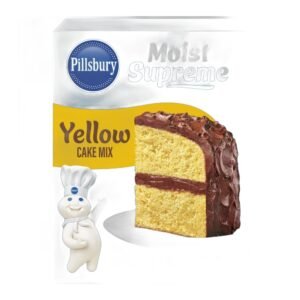 2815-white Pillsbury Moist Supreme Yellow Cake Mix, 15.25 oz Box