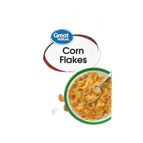 Great Value Toasted Corn Flakes Breakfast Cereal, 18 oz