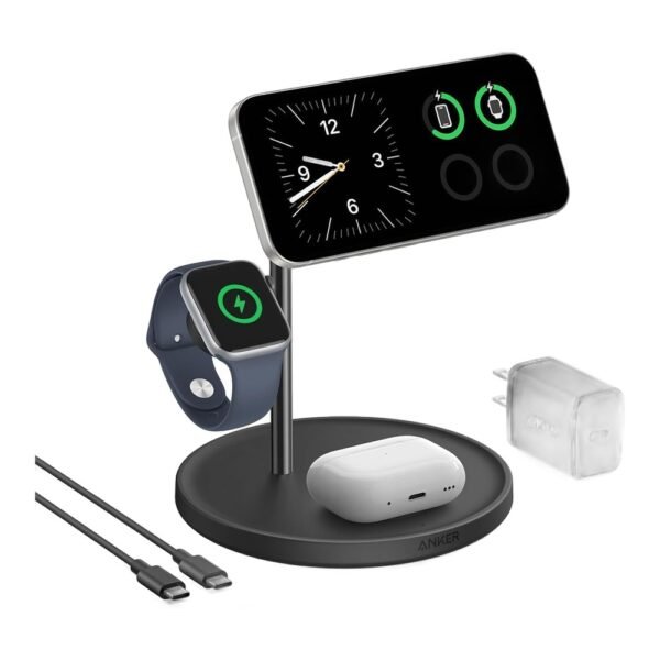 Anker MagGo 3-in-1 Qi2 Charging Station (Refurbished)