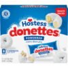(2 pack) Hostess Donettes, Powdered Mini Donuts, Box of 8 On the Go Packs